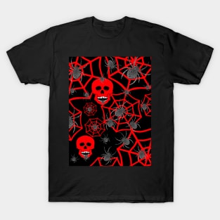 Red Skull Halloween T-Shirt